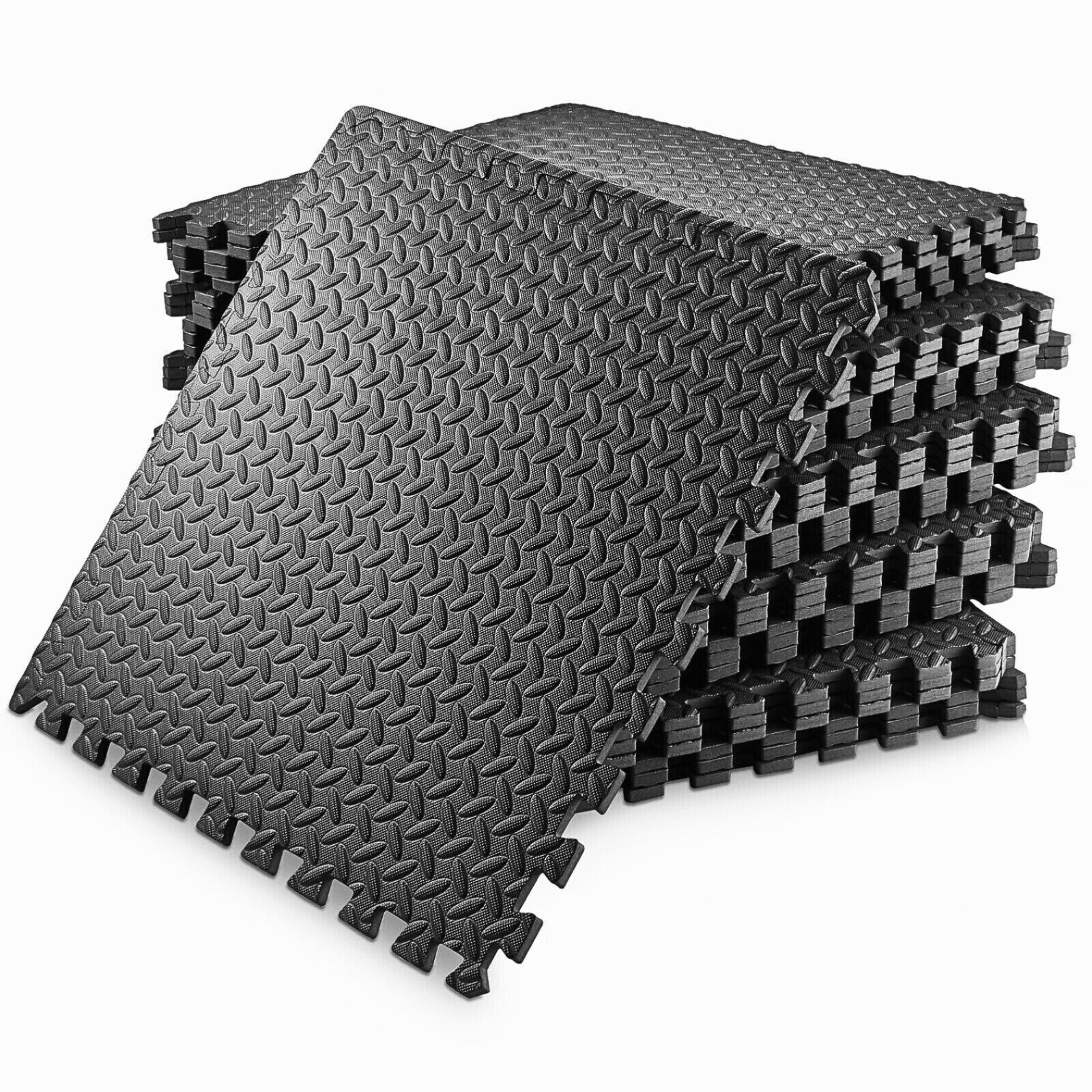 EXTRA THICK GYM FLOORING INTERLOCKING FLOOR MATS EVA SOFT FOAM MAT YOGA