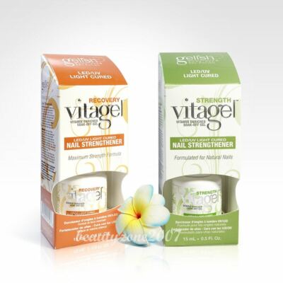 Nail Harmony Gelish VitaGel Nail Strengthener Recovery & Strength Duo 0.5 fl oz