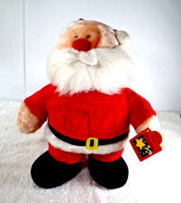 Vintage Applause Plush Red Nose Santa Claus 16" W/Tags Enchanted Season Stuffed