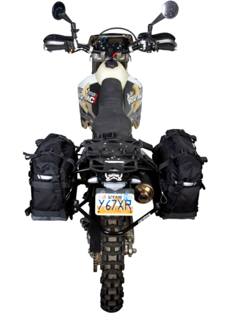 Tusk Pannier Racks With Pilot Bags For SUZUKI DRZ400S DRZ400SM