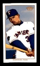 2002 Topps 206 Sweet Caporal Red #308B A.Rodriguez White Jsy Variation