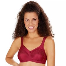 Amoena Mastectomy Wireless Bra 44888 Isadora Red 36D New with Tags