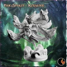 Fuchsfrau Miniatur Kitsune für D&D 5e Pathfi...