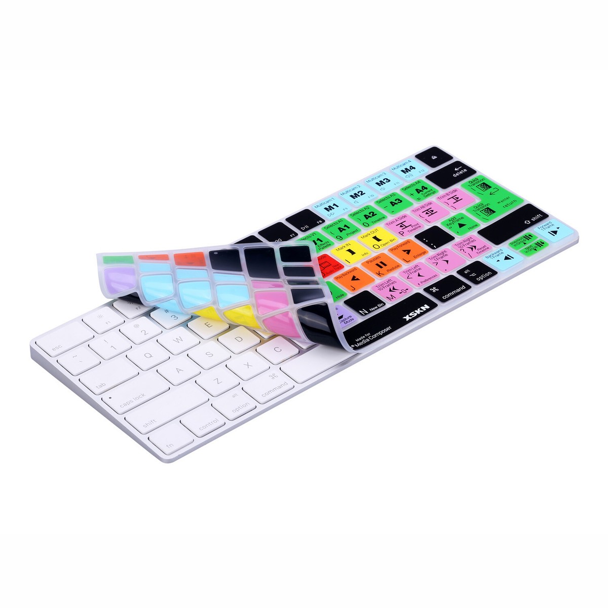 XSKN Avid Media Composer Shortcuts Keyboard Cover for Apple Magic