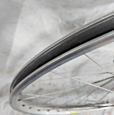 Ruota Anteriore Trek System 1 26” – Allarg. Argento OLW100 QR (Usato, Ottimo Per Restauro MTB)