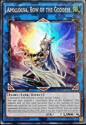 遊戯王 RA02-EN040 召命の神弓−アポロウーサ Apollousa, Bow of the Goddess (英語版 1st Edition 25th クォーターセンチュリーシークレットレア) 25th Anniversary Rarity Collection II Apollousa, Bow of the Goddess RA02-EN040 (Alternate Art) | eBay