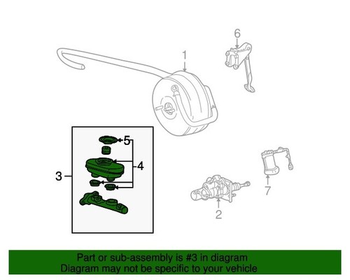 NEW Motorcraft Brake Master Cylinder BRMC-239 Ford Excursion 00-05 F-53 06-15 - 第 4/7 張圖片