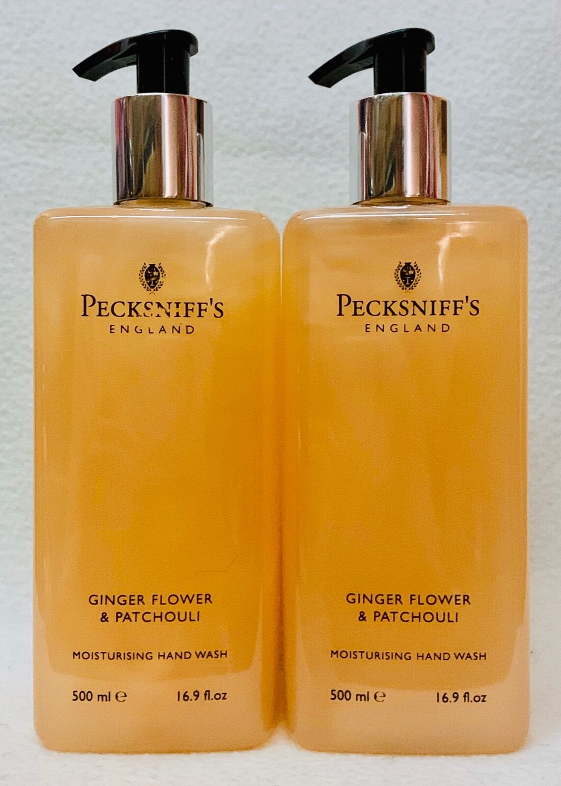 2 Pecksniff's England GINGER FLOWER PATCHOULI Moisturizing Hand Wash