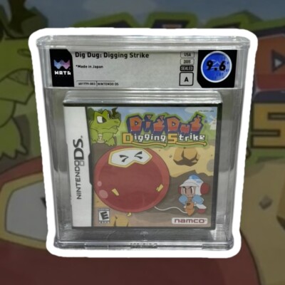 9.6 A Dig Dug: Digging Strike #1 TOP POP WATA GRADED NOT VGA CGC PSA Nintendo DS