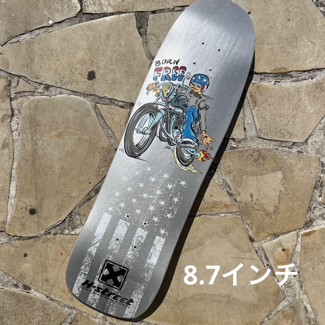 スケートボード H-STREET  skate deck TONY MAG BORN FREE H-street skateboard deck TONY MAG BORN FREE 8.7 inch unused