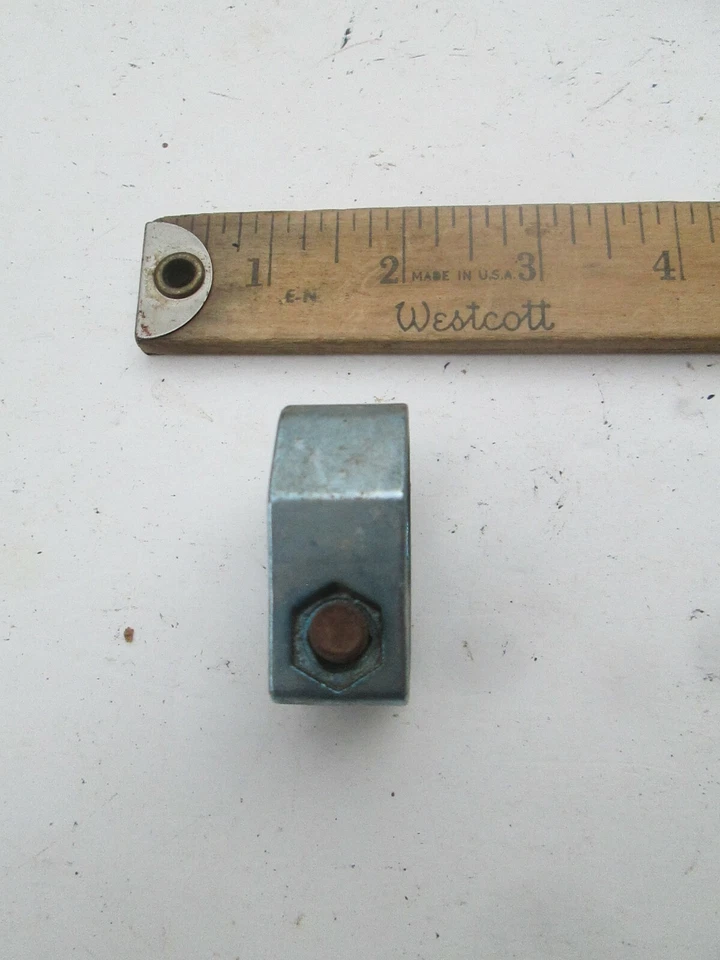 Abrazadera de tija de sillín de aluminio vintage para ciclismo azul claro 25,2 mm o aproximadamente 1" Foto 3 de 4