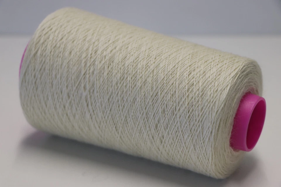 E26 (48€/kg) 250g MERINO-MOHAIR REINE SCHURWOLLE NATUR (8) Zwirn Wolle Strick - Bild 2 von 4