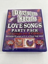 Party Tyme Karaoke: Love Songs Party Pack by Sybersound CD, Jan-2007, 4 Discs 