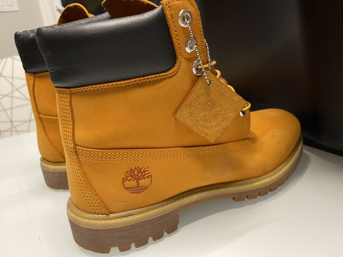 Timberland Premium Waterproof Boot Bright Orange Size M-9.5 Timberland Premium Waterproof Boot Bright Orange Size M-9.5