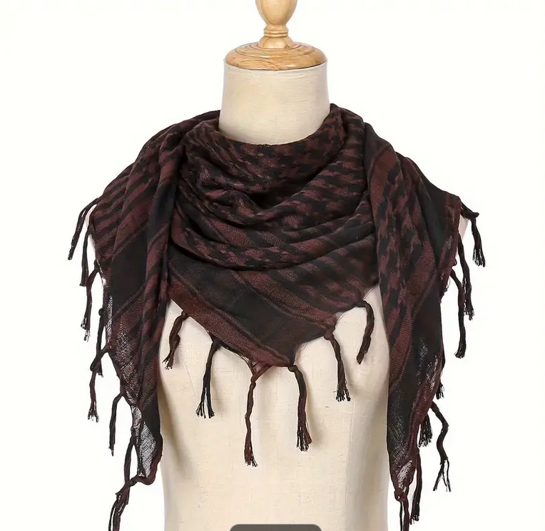 Shemagh Tattico Arabo Army Universe, Blu E Nero, Cotone 100%, Sciarpa Pesante Da Deserto