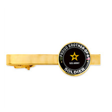 Cravatta fermacravatta US Army Orgoglioso fratello di un soldato veterano militare regalo