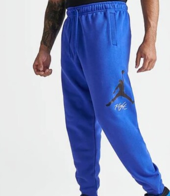 Air Jordan Flight Fleece Jordan Pants Blue AUTHENTIC NIKE AIR