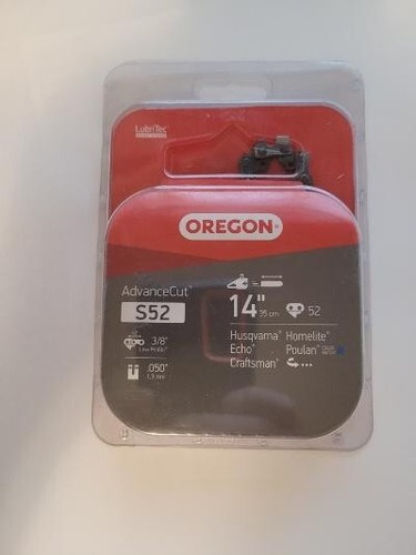 Oregon S52 AdvanceCut 14" 3/8" .050 Chainsaw Chain Fits Craftsman Echo ...