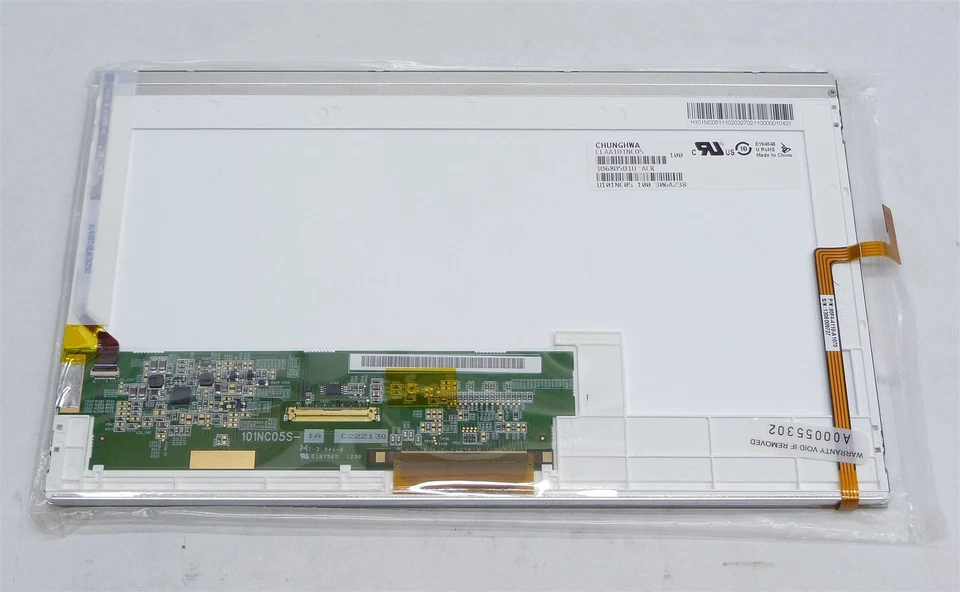 LOT 2 NEW CHUNGHWA CLAA101NC05 10.1" WSVGA LAPTOP LCD WIDESCREEN SCREEN 40-PIN - Image 3 of 4