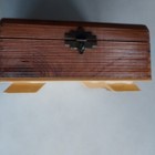 Vintage Cedar Wood Jewelry Box Dovetailed — photo 3
