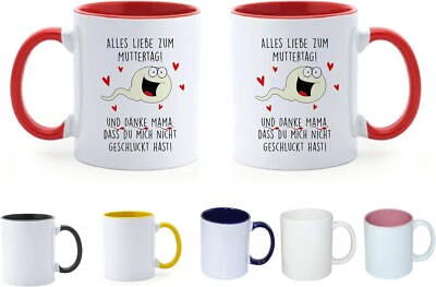  Muttertage Tasse Becher mit text '' Danke dass du mich nicht geschluckt hast ''  