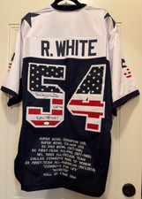 RANDY WHITE SIGNED AUTOGRAPHED AUTO DALLAS COWBOYS JERSEY HOF 94 NFL TOP 100 JSA