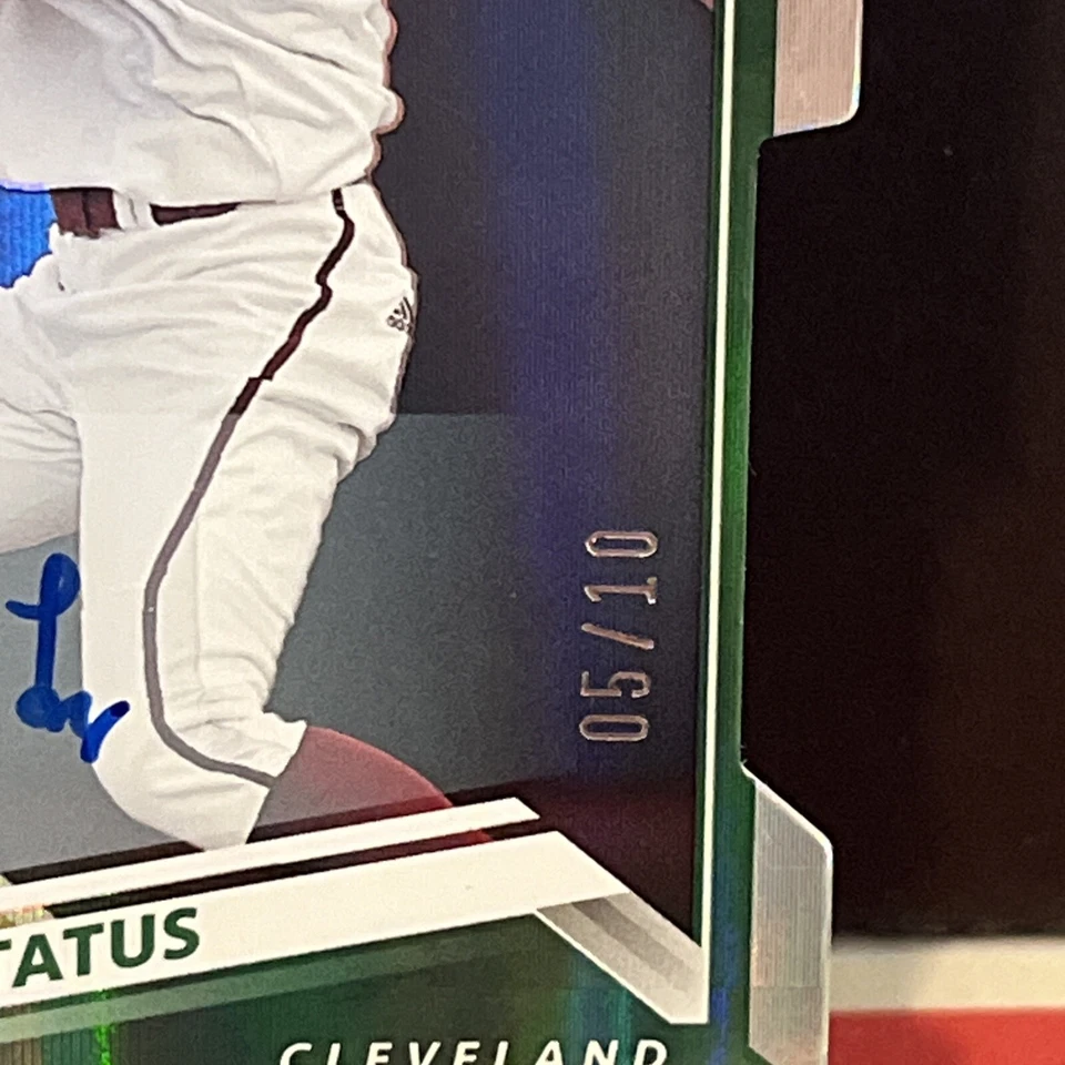 Joe Lampe 2022 Elite Extra Edition Status SSP Die-Cut #05/10 - Auto - Guardians - Image 2 of 4