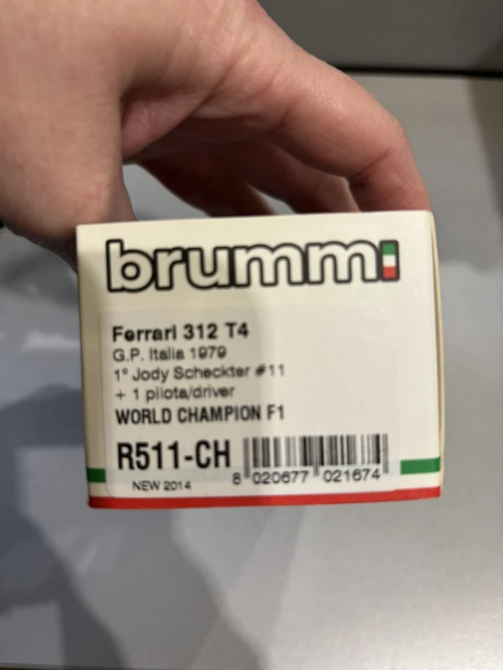 Brumm Ferrari 312 T4 J. Scheckter GP Italia World Champion 1979 1/43 R511-CH - Immagine 3 di 4