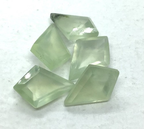Piedras preciosas sueltas AAA prehnita natural corte cometa para joyería surtida de todo tipo - Imagen 16 de 16
