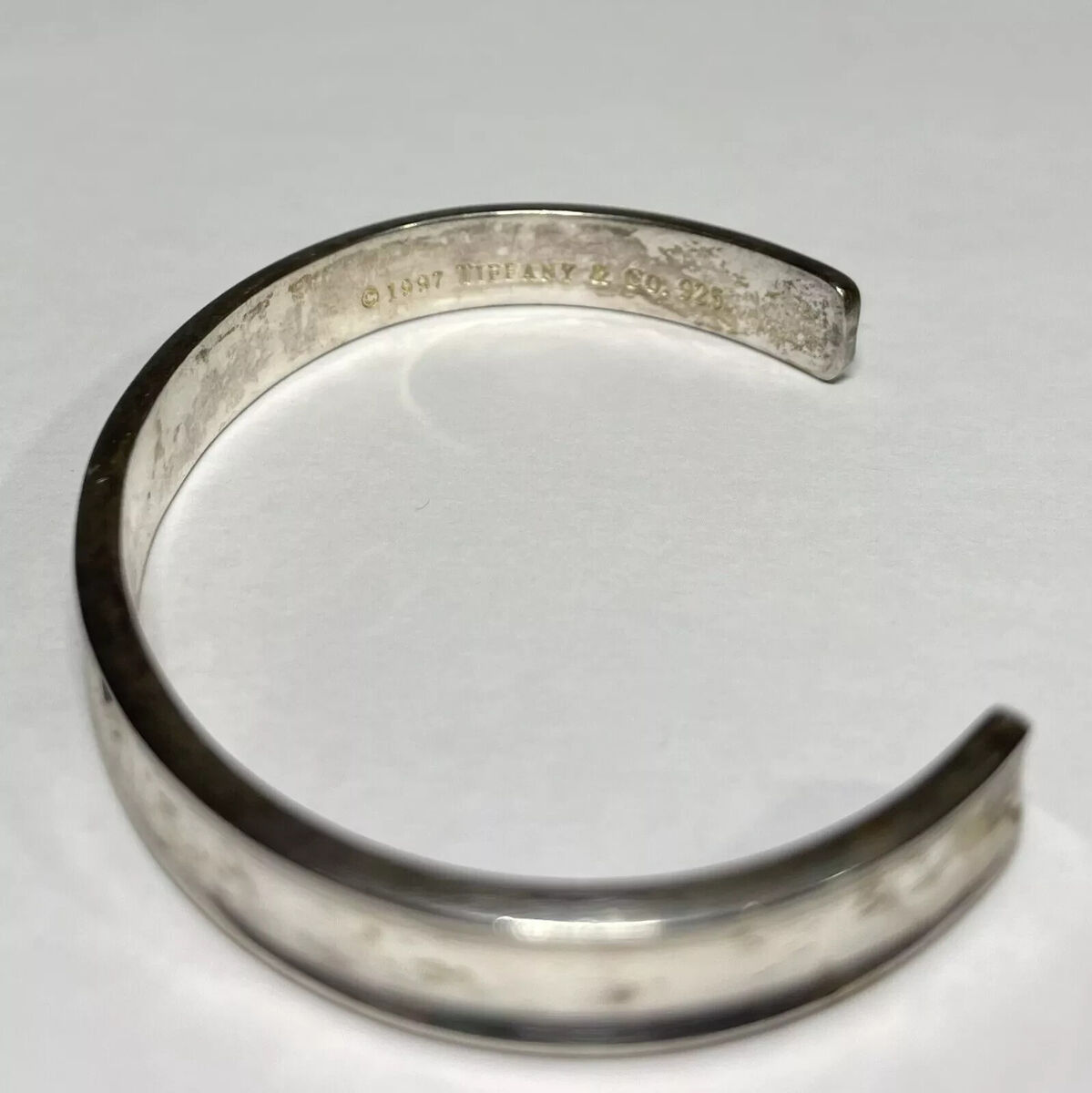 1997 Tiffany & Co 925 T & CO 1837 Sterling Silver Cuff 1997 Tiffany & Co 925 T & CO 1837 Sterling Silver Cuff