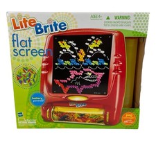 Lite Brite Flat Screen 2006 New Red Toy