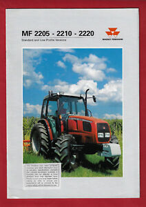 Massey Ferguson Mf 25 2210 22 Standard Low Tractors 18 Page Brochure Ebay