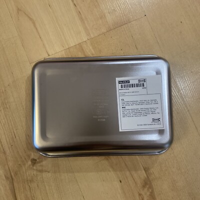 New IKEA Roasting Tin Stainless Steel Dishwasher Oven Safe 21x15cm 