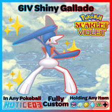 ✨ Shiny Gallade 6IV ✨ Pokemon Scarlet & Violet 🚀 Fast 🚀