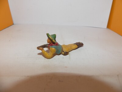 Figurine Cowboy 1/64 Avec Fusil - Accessoire Pour Dioramas, Modèles Réduits Ou Jeux De Voitures Miniatures