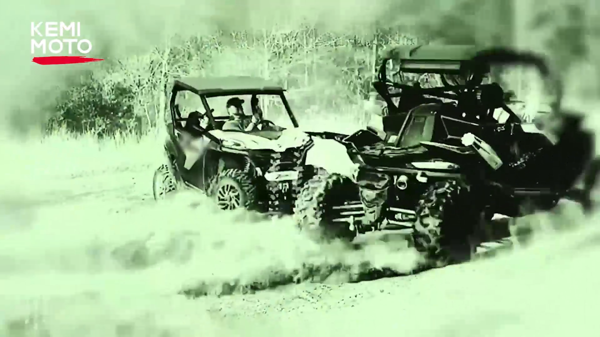 UTV Front Flip + Rear Windshield Tinted for 2023-2026 ZForce 950