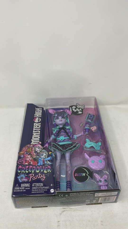 Monster High Twyla Boogeyman Creepover Party Doll w/Dustin & Access