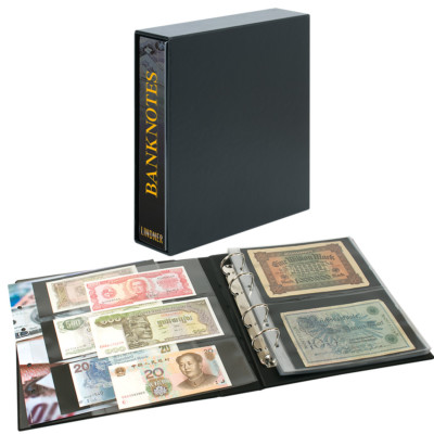 COLLECTOR Banknoten-Seiten – 10 Blatt Typ 1, A4-Format (20,4 X 25,9 Cm), Für Große Banknoten