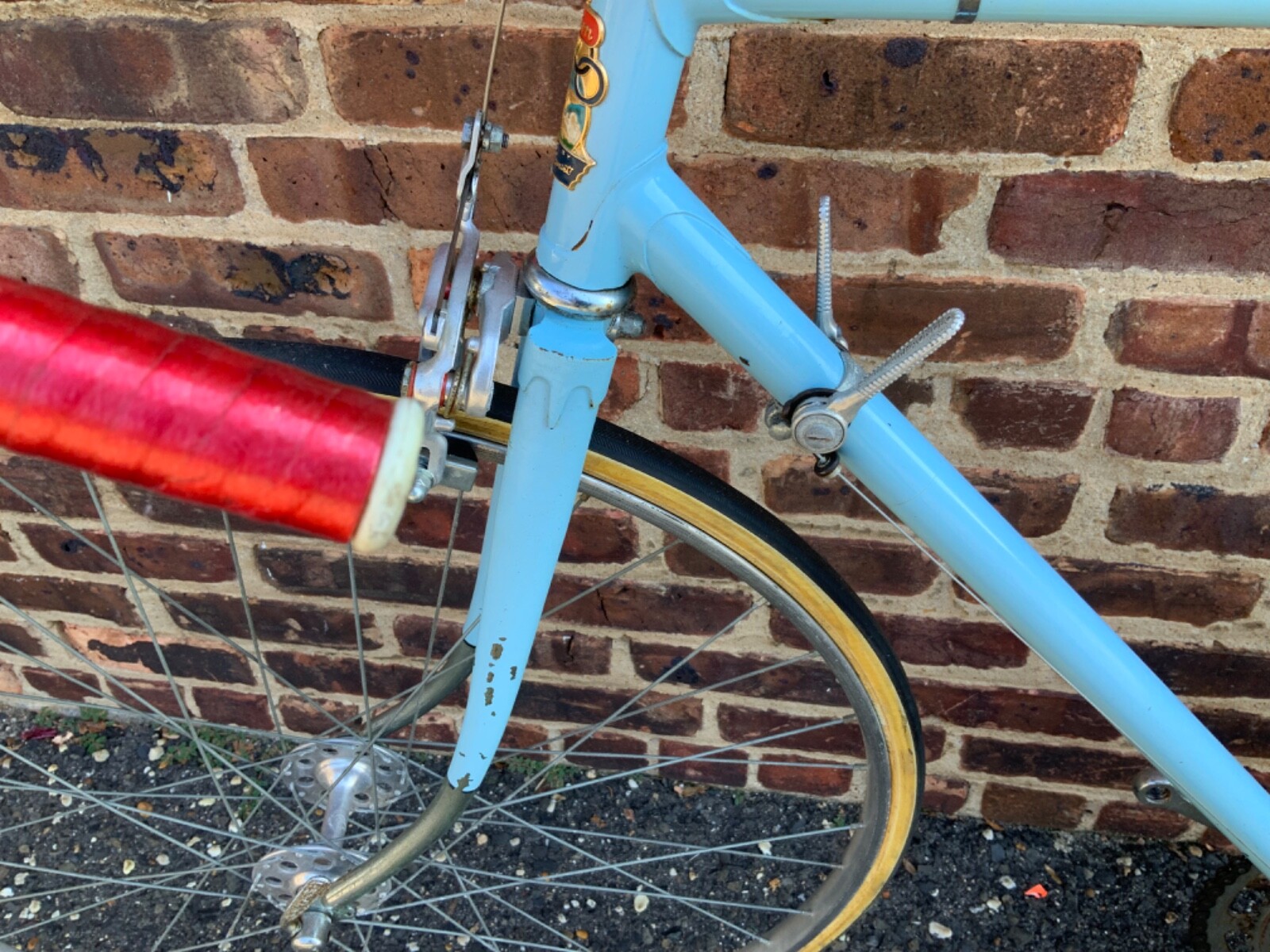 Orig Vintage Falcon Road Bike Ernie Clement Campagnolo 55cm reynolds 531 Brooks