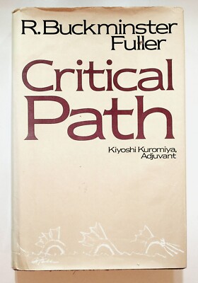 1981 Buckminster Fuller Critical Path First Edition HCDJ Ex-Library Book