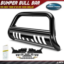 3 Bull Bar Front Bumper Grille Guard For Chevy Silverado 1500 Gmc Sierra 07-18