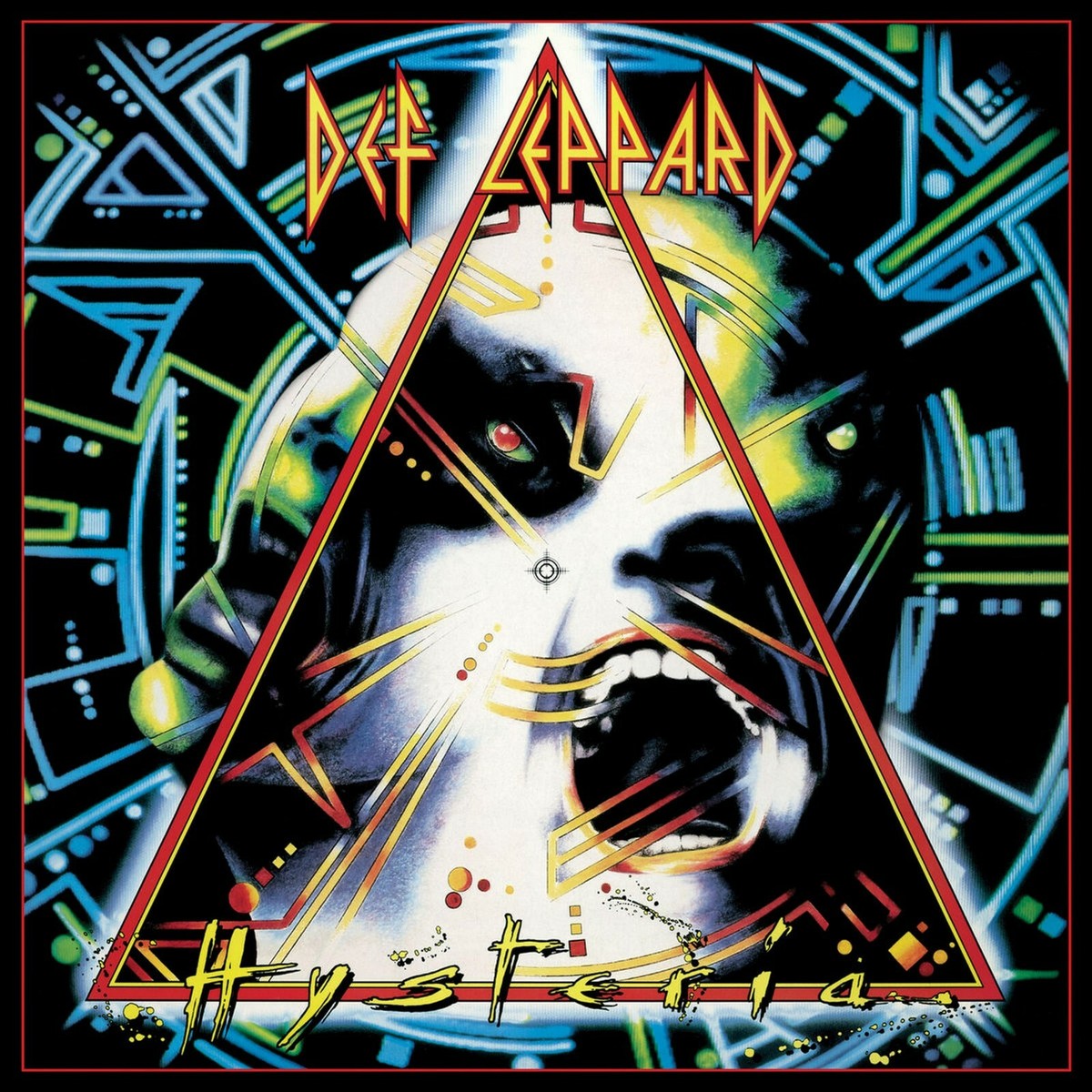 DEF LEPPARD Hysteria BANNER 3x3 Ft Fabric Poster Tapestry Flag