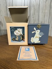 VTG 1986 Numbered Enesco Blossom The Bunny Jack-In-The-Box - Pat Fye Handcrafted