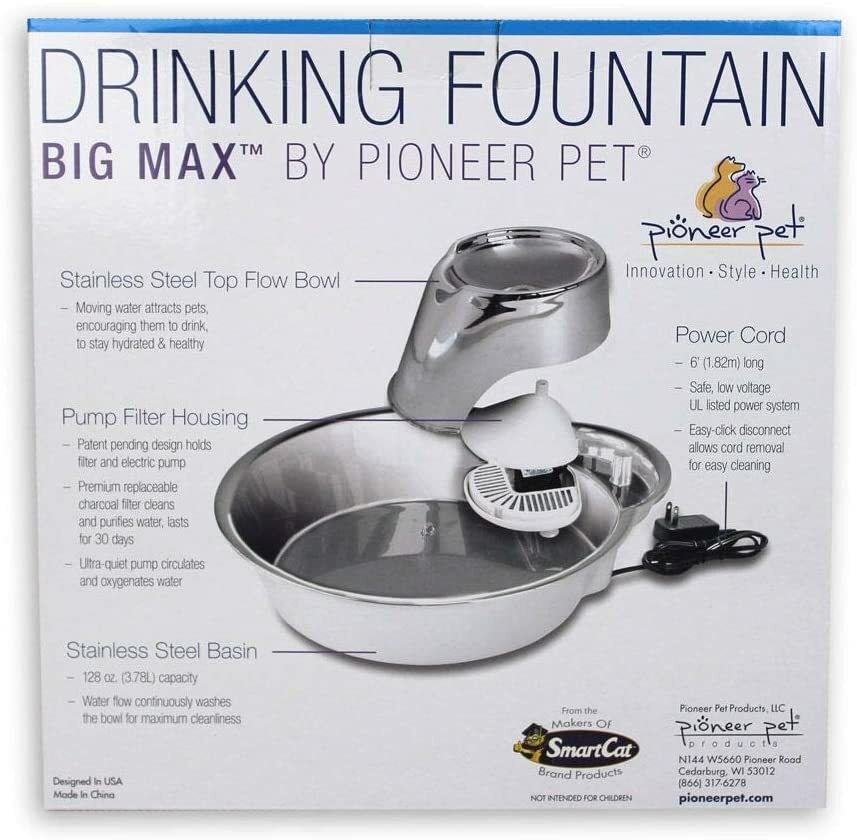 pioneer big max pet fountain
