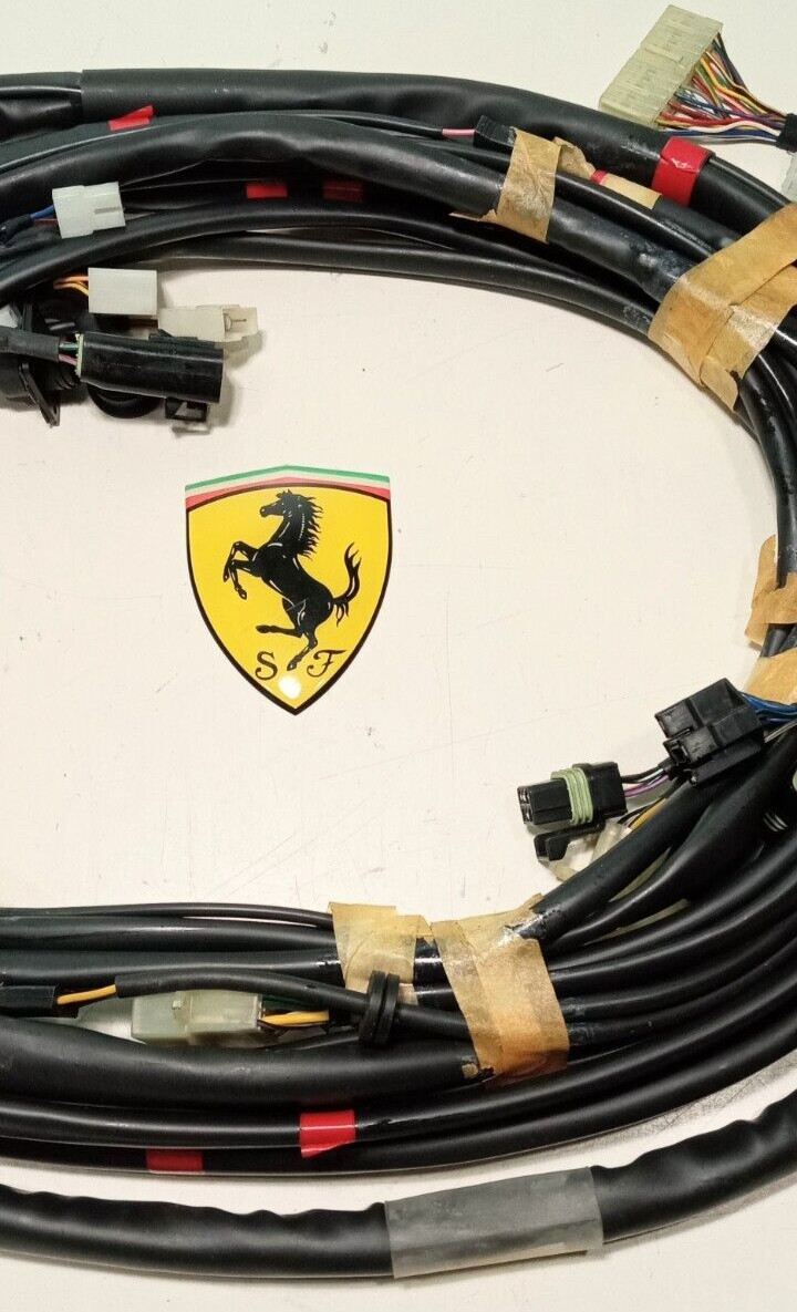 Ferrari Mondial T Coupe Rear Wiring Harness_Electrical Connection Cables_146272