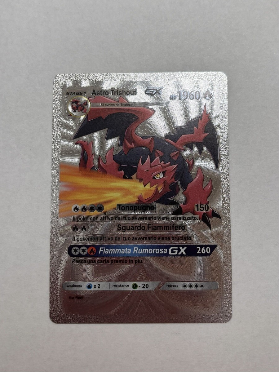 ASTRO TRISHOUT GX Silver Foil Fan Art Display Card - Mint/NM | eBay
