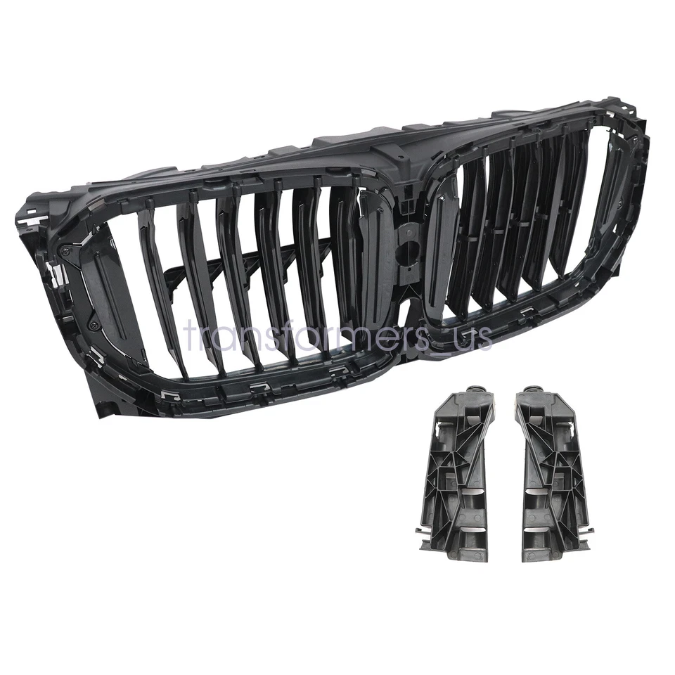 Parachoques delantero para BMW X5 2019-2020 2023 rejilla obturador de aire tapa superior sin motor Foto 3 de 4