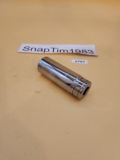 Snap-on Tools 1/2" Drive SAE 7/8" Deep 12 Point Chrome Socket  S281  USA