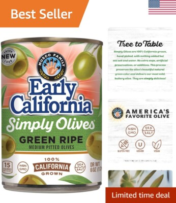 #ad Simply Olives Pitted Green Ripe Wholesome 6 oz Cans 12 Pack for Entertaining $80.99