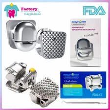 Orthodontic Self-ligating Brackets Spherical Bracket Dental Metal Brace ROTH/MBT